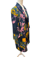 Load image into Gallery viewer, Dries Van Noten Open Front Floral Midi Coat, S/M
