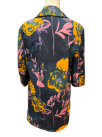 Load image into Gallery viewer, Dries Van Noten Open Front Floral Midi Coat, S/M
