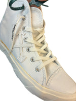 Load image into Gallery viewer, Off White Mid Top Vulcanized Leather Shoe (Single Shoe Only), 42
