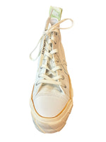 Load image into Gallery viewer, Off White Mid Top Vulcanized Leather Shoe (Single Shoe Only), 40
