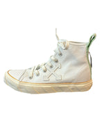 Load image into Gallery viewer, Off White Mid Top Vulcanized Leather Shoe (Single Shoe Only), 40
