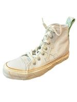 Load image into Gallery viewer, Off White Mid Top Vulcanized Leather Shoe (Single Shoe Only), 40
