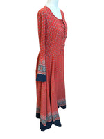 Load image into Gallery viewer, Glamorous Red and Navy Maxi Dress, M
