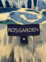 Load image into Gallery viewer, Ro's Garden Blue Ikat Dress, M
