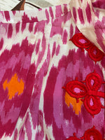 Load image into Gallery viewer, Ro's Garden Pink and Orange Ikat Dress, S
