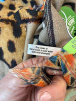 Load image into Gallery viewer, Simone Bruns Hand Printed Cashmere Leopard Scarf, with Tags
