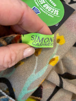 Load image into Gallery viewer, Simone Bruns Hand Printed Cashmere Leopard Scarf, with Tags
