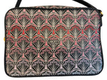 Load image into Gallery viewer, Liberty Of London Dark Coral Maddox Leather Shoulder Strap Bag, with Tags, from the Iphis Sunset Line
