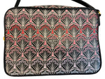 Load image into Gallery viewer, Liberty Of London Dark Coral Maddox Leather Shoulder Strap Bag, with Tags, from the Iphis Sunset Line

