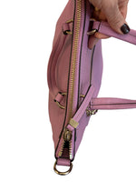 Load image into Gallery viewer, Henri Bendel Crosby Lilac Leather Bag with Shoulder Strap
