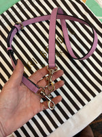 Load image into Gallery viewer, Henri Bendel Crosby Lilac Leather Bag with Shoulder Strap
