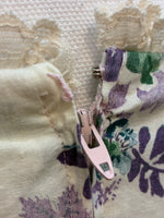 Load image into Gallery viewer, Vintage Handmade Purple Floral and Pink Maxi Dress, S/M
