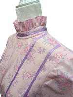 Load image into Gallery viewer, Vintage Handmade Pink Floral Maxi Dress, M
