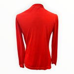 Load image into Gallery viewer, Lafayette 148 Orange Silk and Cashmere Cardigan Top, M
