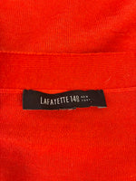 Load image into Gallery viewer, Lafayette 148 Orange Silk and Cashmere Cardigan Top, M
