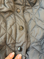Load image into Gallery viewer, Ilse Jacobsen Dark Grey Quilted Coat, 8
