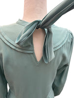 Load image into Gallery viewer, Chloe Vintage Dress in Celandine Green, M
