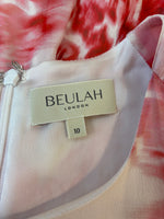 Load image into Gallery viewer, Beulah London Sabitri Red Roses Long Sleeve Dress, 10
