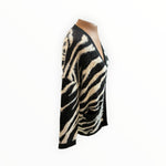 Load image into Gallery viewer, Anne Fontaine Louison Zebra Cardigan Sweater, M
