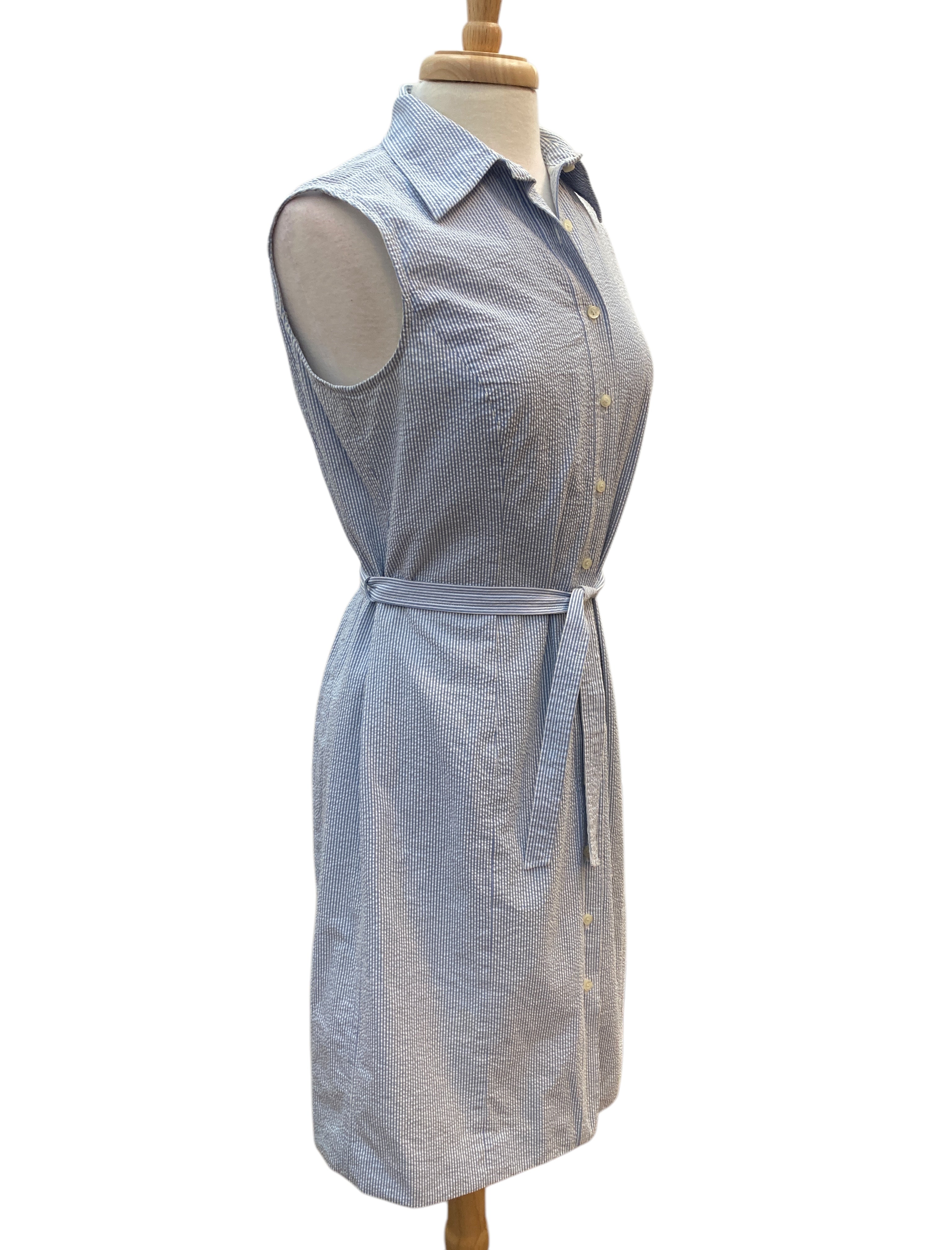 brooks brothers blue dress Blue Sheath Dress