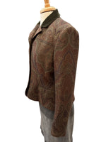 Load image into Gallery viewer, Ralph Lauren Vintage Brown Plaid Wool Jacket, 14
