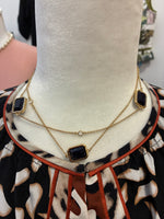 Load image into Gallery viewer, Kate Spade New York Black Night Sky Scatter Necklace
