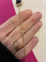 Load image into Gallery viewer, Kate Spade New York Black Night Sky Scatter Necklace
