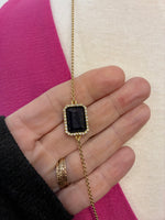 Load image into Gallery viewer, Kate Spade New York Black Night Sky Scatter Necklace
