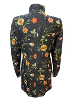 Load image into Gallery viewer, Nina McLemore Black Floral Embroidered Jacket, 4
