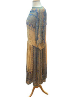 Load image into Gallery viewer, Judith Ann Creations Inc. Vintage Silk Sequin Dress, M

