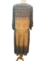 Load image into Gallery viewer, Judith Ann Creations Inc. Vintage Silk Sequin Dress, M
