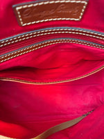 Load image into Gallery viewer, Dooney &amp; Bourke Black Pebble Grain Geena Satchel Handbag
