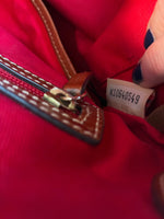 Load image into Gallery viewer, Dooney &amp; Bourke Black Pebble Grain Geena Satchel Handbag
