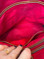 Load image into Gallery viewer, Dooney &amp; Bourke Black Pebble Grain Geena Satchel Handbag
