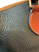 Load image into Gallery viewer, Dooney &amp; Bourke Black Pebble Grain Geena Satchel Handbag
