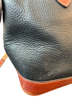 Load image into Gallery viewer, Dooney &amp; Bourke Black Pebble Grain Geena Satchel Handbag
