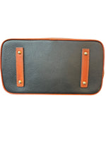 Load image into Gallery viewer, Dooney &amp; Bourke Black Pebble Grain Geena Satchel Handbag
