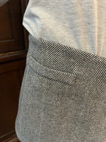 Load image into Gallery viewer, Coperni Black and White Herringbone Tailored Mini Skirt, M/L
