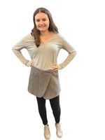 Load image into Gallery viewer, Coperni Black and White Herringbone Tailored Mini Skirt, M/L
