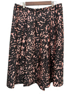 Load image into Gallery viewer, Whistles Black and Pink Print Skirt, 12
