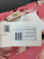 Load image into Gallery viewer, Emilia Wickstead Pink Dahlia Gown, 6
