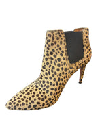 Load image into Gallery viewer, Aquazzura Firenze Pull On High Heel Animal Print Booties, 38
