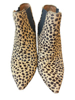 Load image into Gallery viewer, Aquazzura Firenze Pull On High Heel Animal Print Booties, 38
