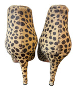 Load image into Gallery viewer, Aquazzura Firenze Pull On High Heel Animal Print Booties, 38
