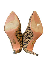 Load image into Gallery viewer, Aquazzura Firenze Pull On High Heel Animal Print Booties, 38
