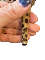 Load image into Gallery viewer, Aquazzura Firenze Pull On High Heel Animal Print Booties, 38
