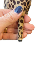 Load image into Gallery viewer, Aquazzura Firenze Pull On High Heel Animal Print Booties, 38
