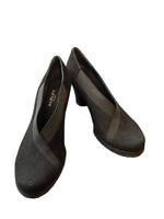 Load image into Gallery viewer, Audley of London Black Suede Jenifer Pumps, 36.5

