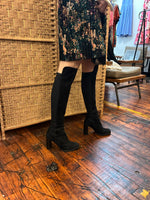 Load image into Gallery viewer, Stuart Weitzman Black Thigh High Boots, 9
