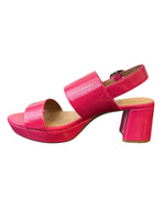 Load image into Gallery viewer, Aerosoles Magenta Pink Patent Platform Sandals, 9.5
